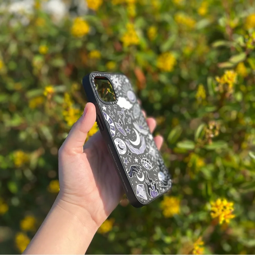 Casetify Black & White Celestial iPhone 13 Case